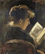 Lovis Corinth Girl Reading Germany oil painting artist